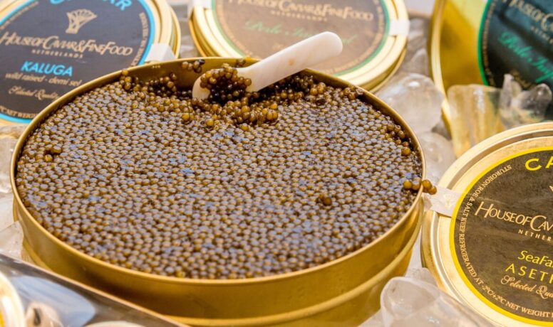 Almas Caviar food